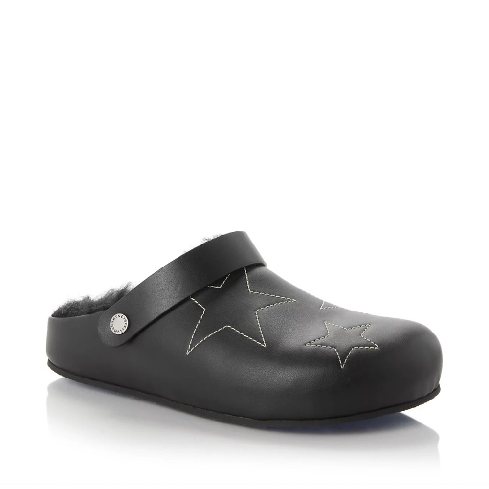 Stella McCartney
Women's Elyse Alter Star Clogs Black Size 41